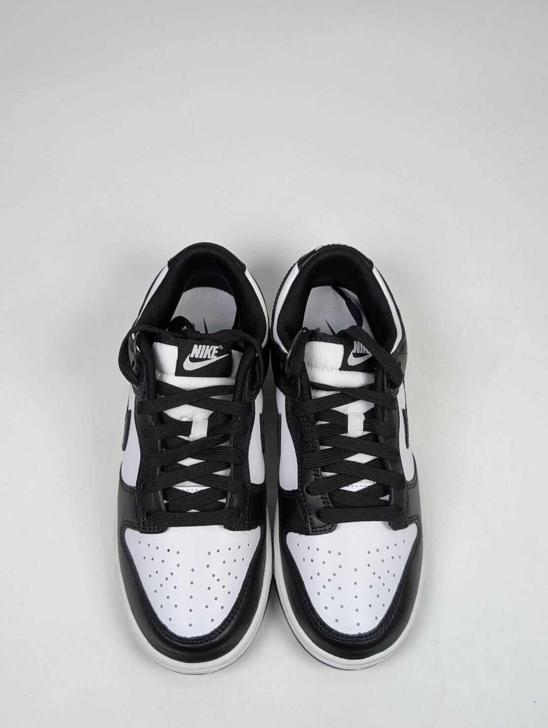 微瑕疵-左右腳中底微泛黃左腳內側刮痕 DD1391-100 M6.5 Nike Dunk Low “White/Black” 白黑 熊貓 低筒 男女