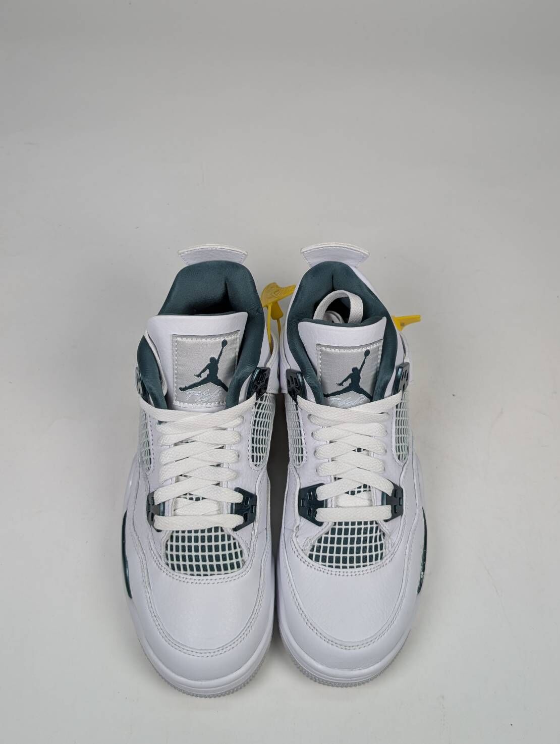 微瑕疵-左腳外側破皮 FQ8213-103 5.5Y Air Jordan 4 "Oxidized Green" GS 氧化復古綠 大童 女鞋
