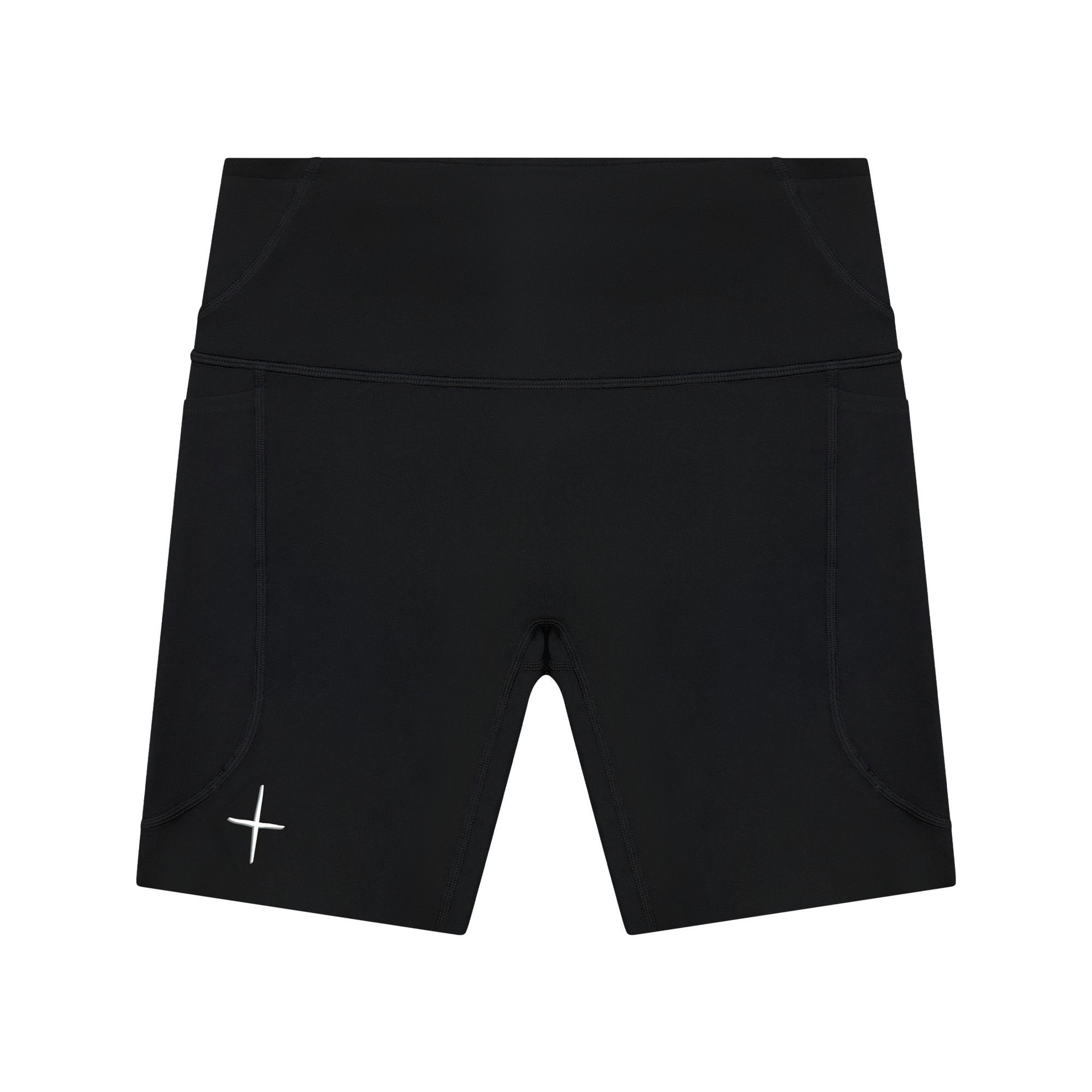 INNER SELF｜WOMEN'S DYNAMIQ 6.5" HALF TIGHTS WITH POCKETS "Black"