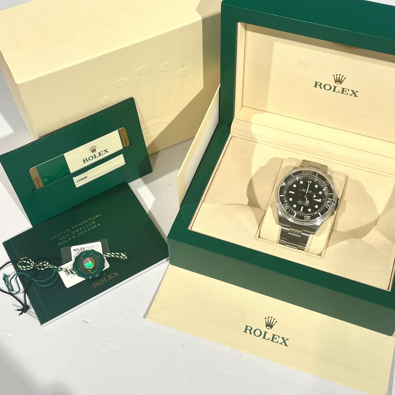 全新ROLEX SEA DWELLER 43MM 126600 #勞力士單紅海使 #BRAND NEW #香榭站正品
