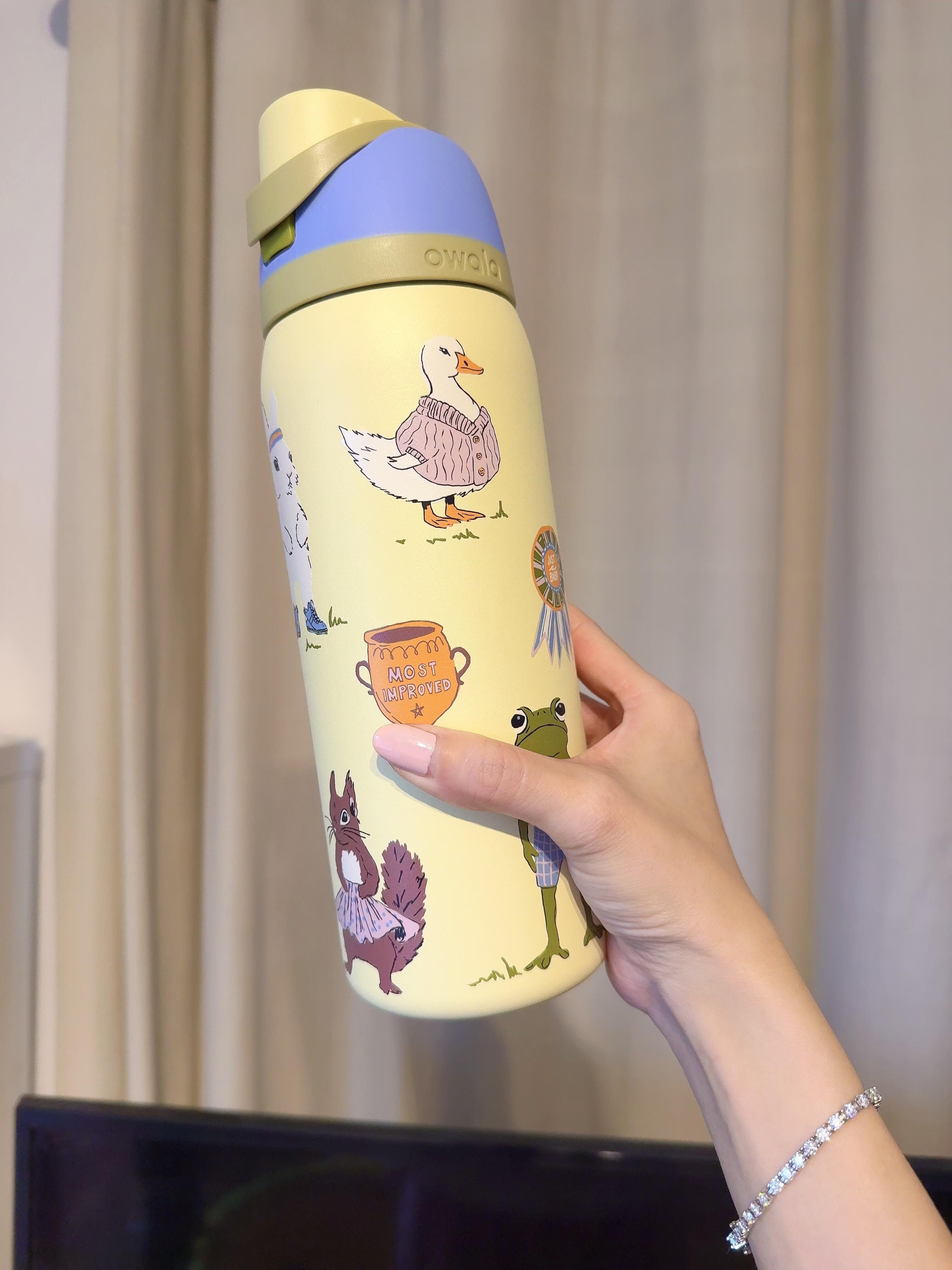 【預購】國外限定 Owala x UO 限量 聯名款 動物派對 水壺 吸管杯 手柄提把 保溫杯 32 oz 945ml