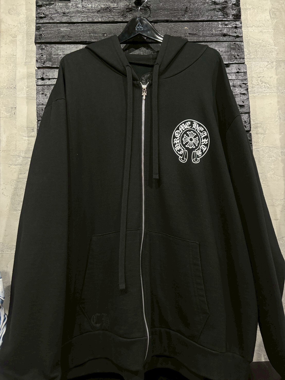 現貨 Chrome Hearts 克羅心 城市限定 台北限定 經典馬蹄十字連帽外套
