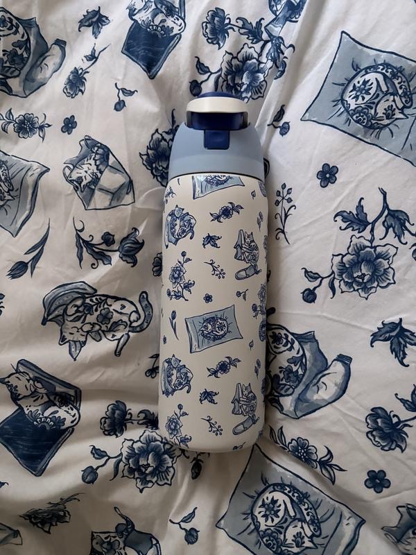 【預購】國外限定 Owala x UO 限量 聯名款 貓咪 青花瓷 水壺 吸管杯 手柄提把 保溫杯 32 oz 945ml