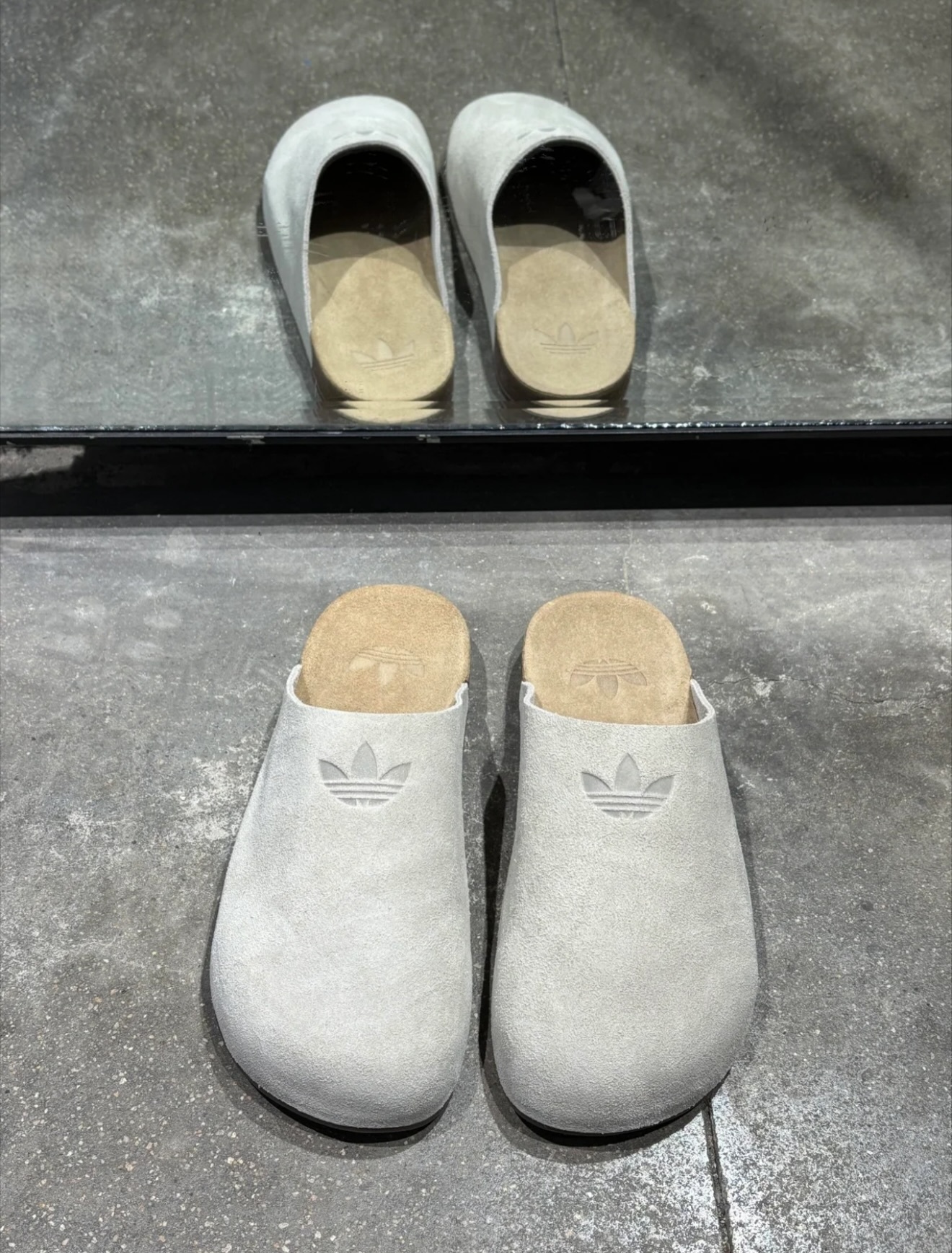 Adidas Adimule Grey｜勃肯 麂皮懶人鞋・ MULE拖鞋 灰色 ih6906