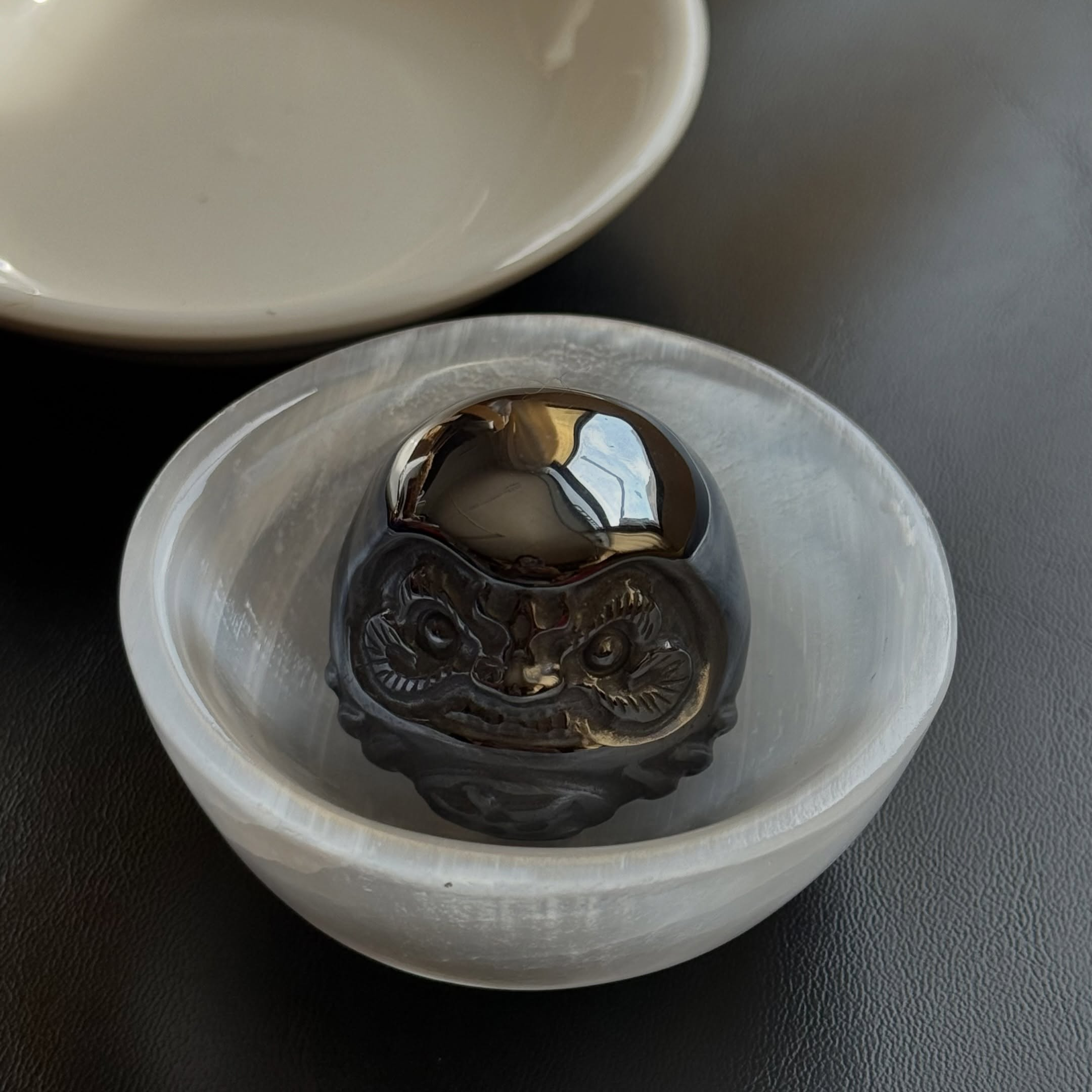 [原石] 透石膏 水晶淨化碗