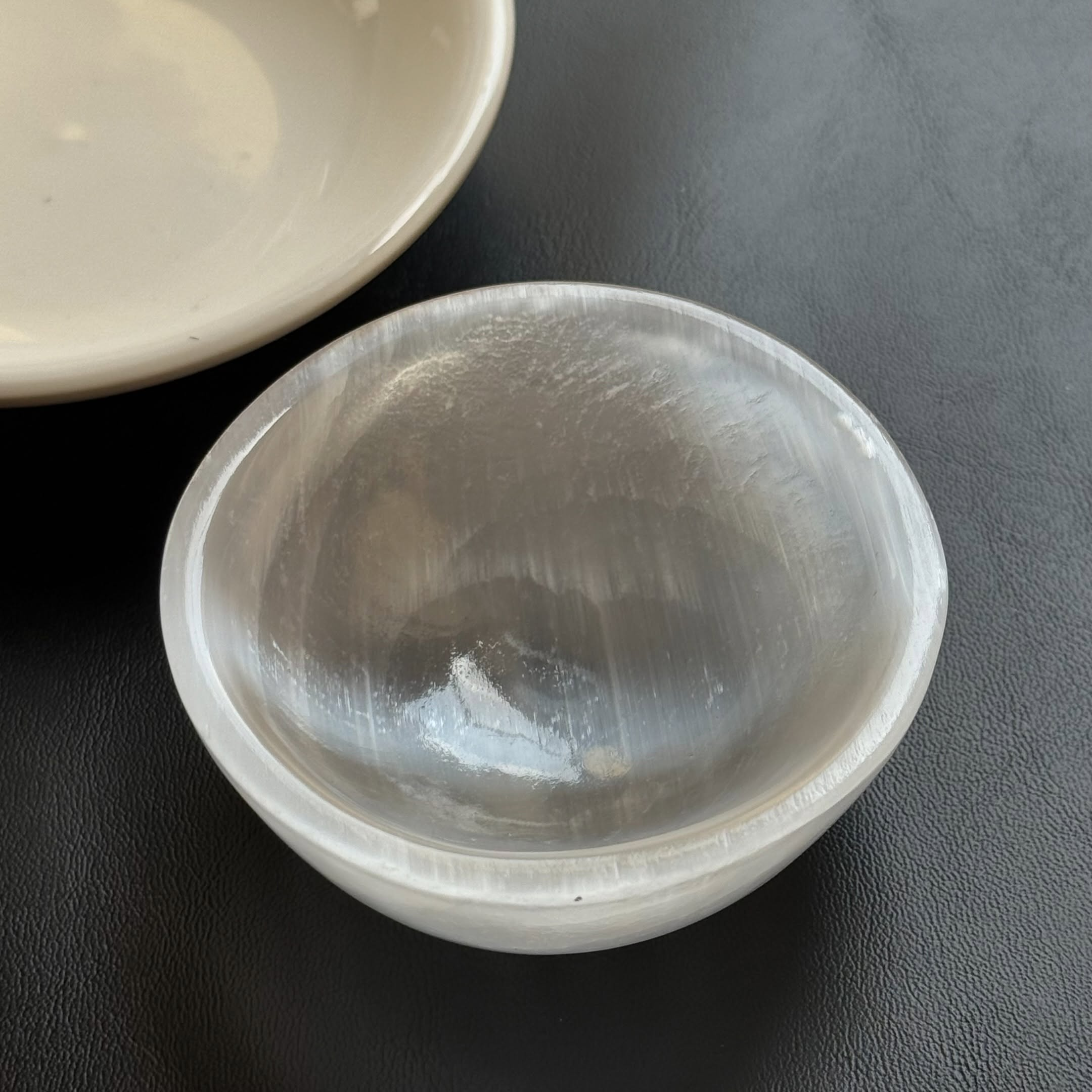 [原石] 透石膏 水晶淨化碗
