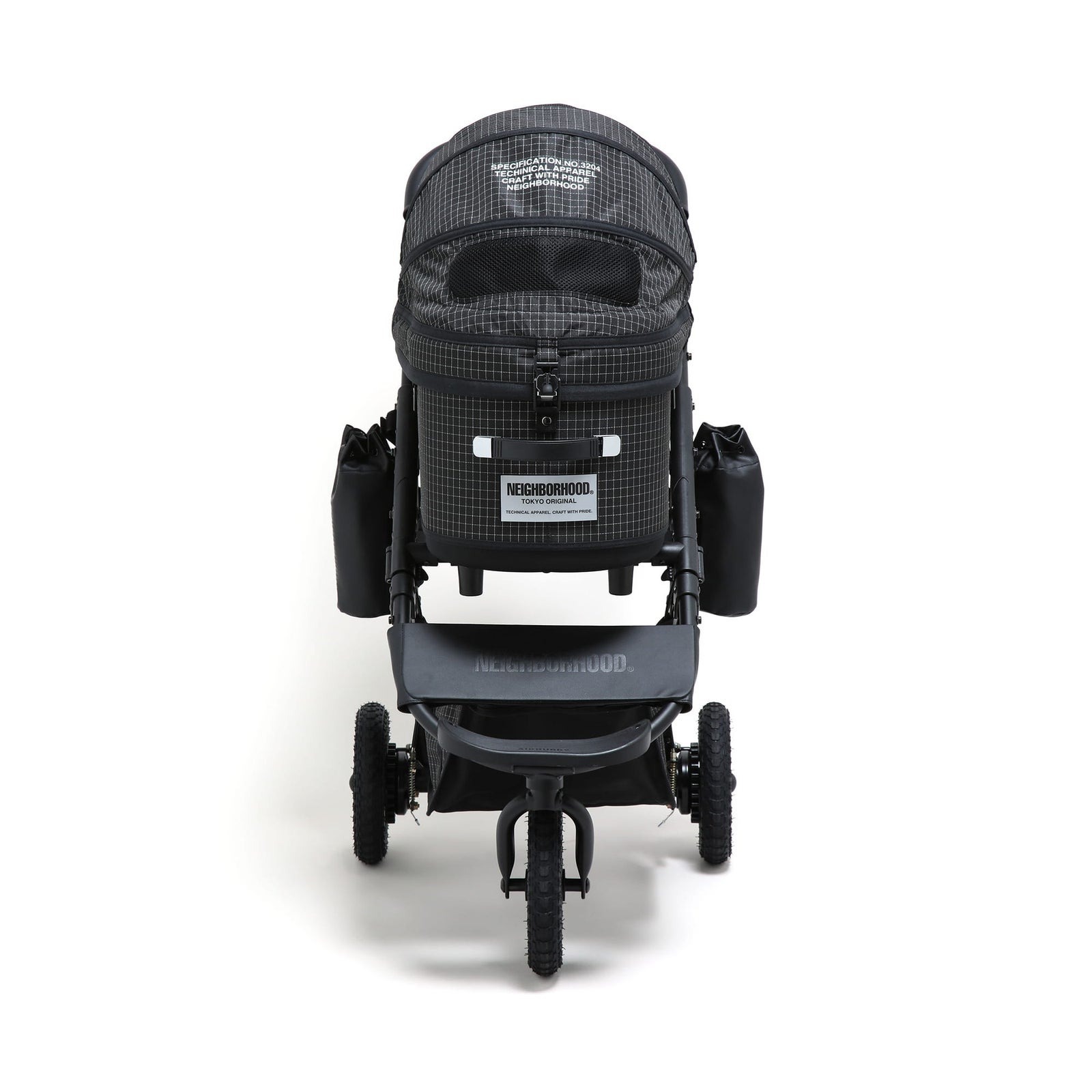 AIRBUGGY x NEIGHBORHOOD 聯名限定款DOME3 PREMIER 寵物推車，首度聯名、數