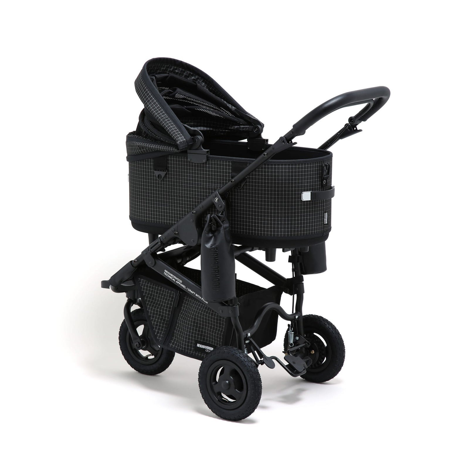 AIRBUGGY x NEIGHBORHOOD 聯名限定款DOME3 PREMIER 寵物推車，首度聯名、數