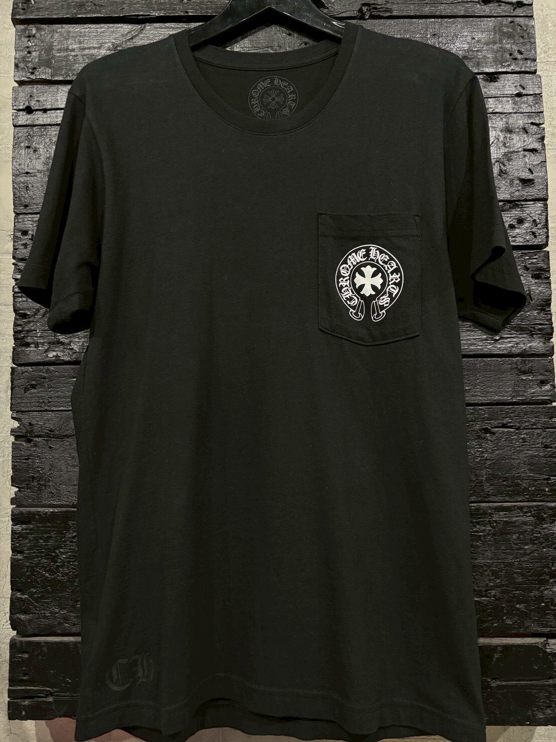 現貨 Chrome Hearts 克羅心 稀少背面滿版歌德字 十字黑短袖