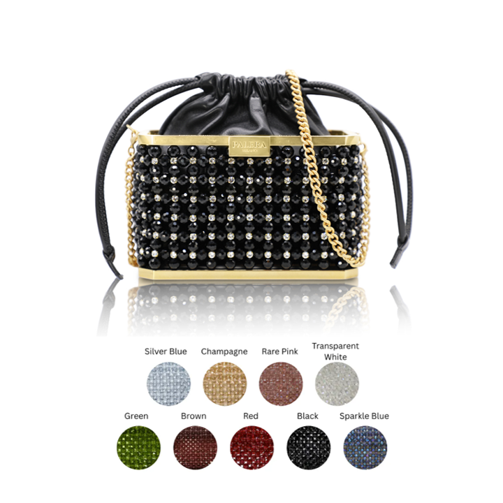1PO0506-015 [PALERA MILANO] Amelia Bag #BGAMEL-C10DBN (EU)