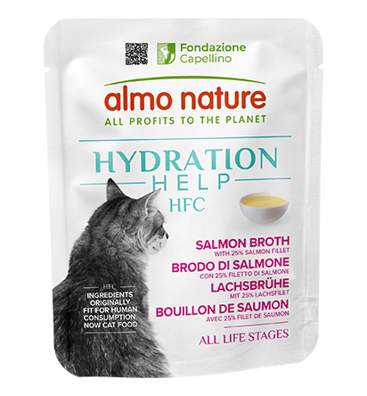 Almo Nature - HFC水潤護理鮮湯包 - 三文魚湯 (紅字) Hydration Help (Salmon Broth) 50g