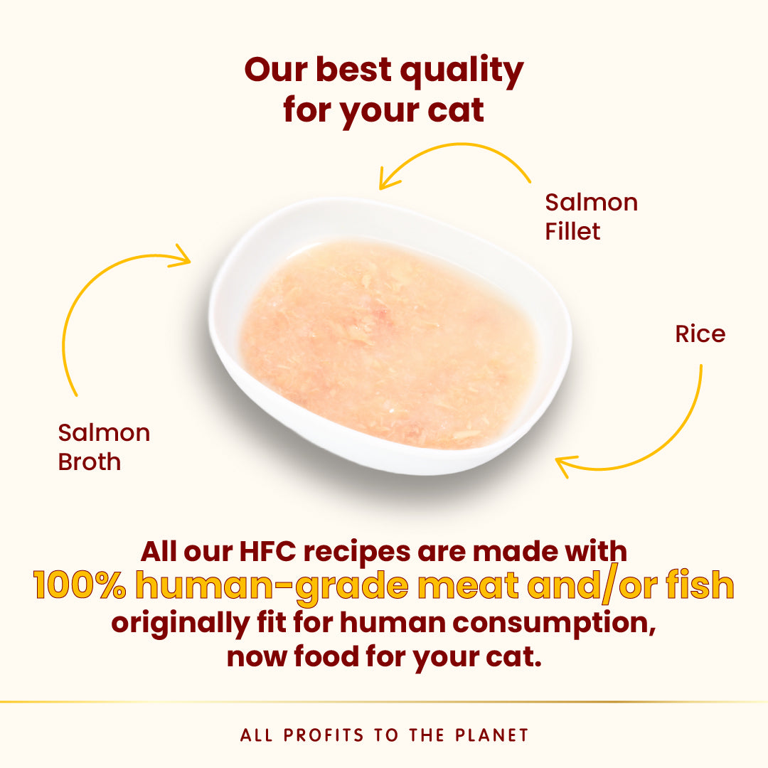 Almo Nature - HFC水潤護理鮮湯包 - 三文魚湯 (紅字) Hydration Help (Salmon Broth) 50g