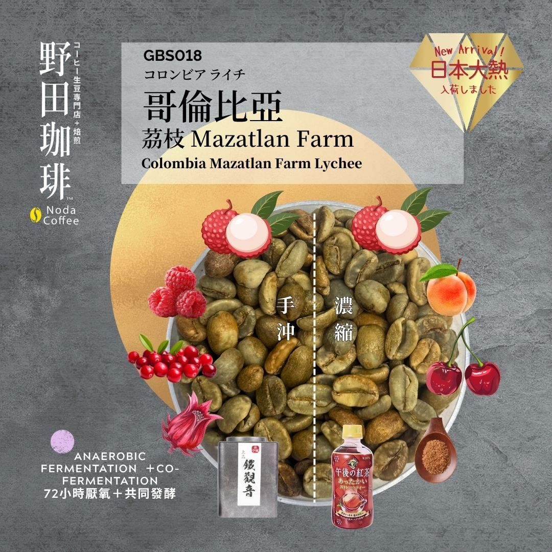 GBS018 Colombia Mazatlan Farm Lychee Anaerobic Fermentation ＋ Co-Fermentation