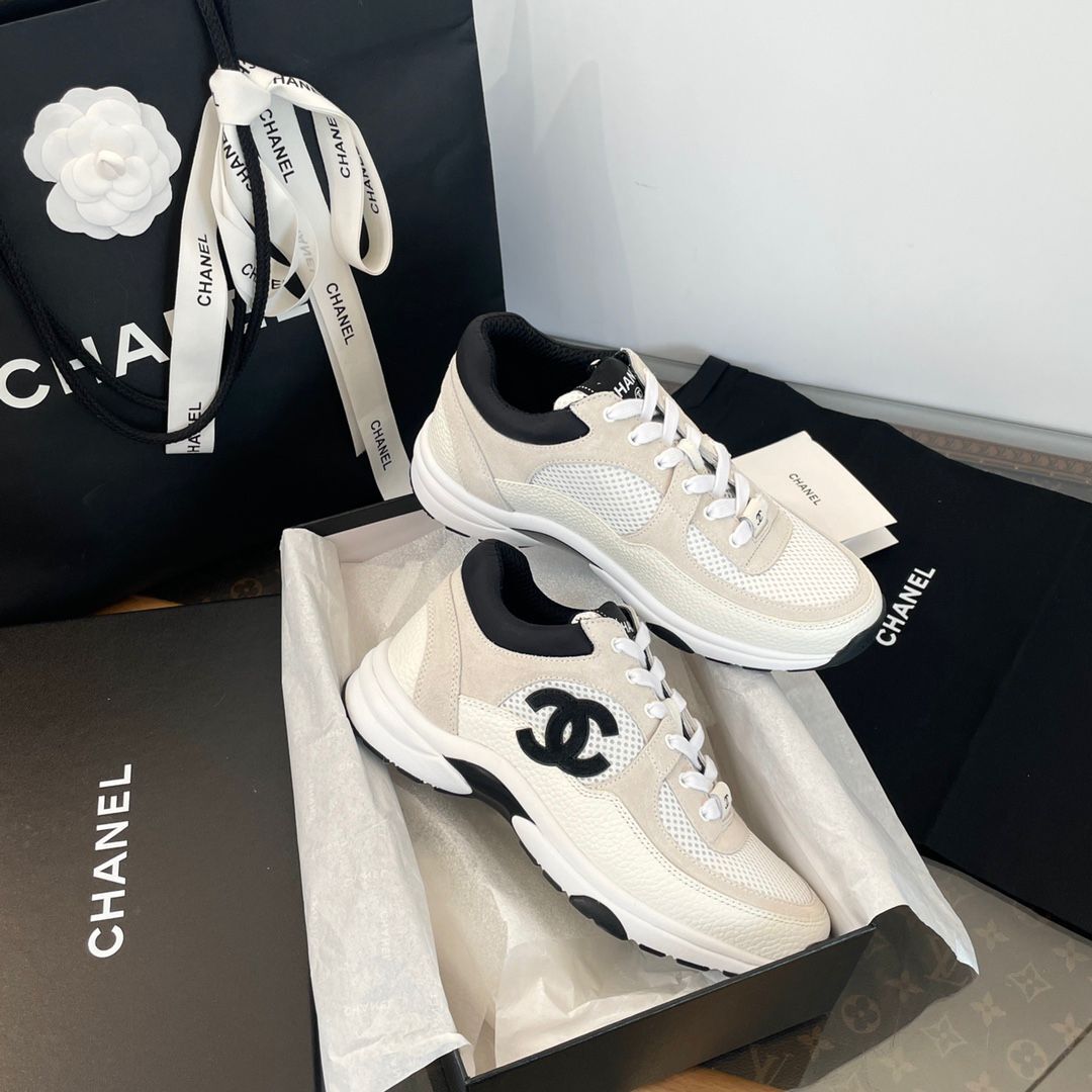 CHANEL熊貓厚底鞋