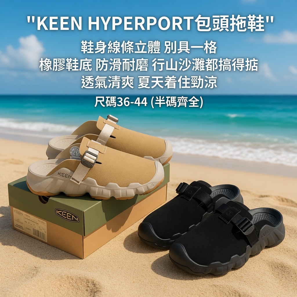 KEEN HYPERPORT包頭拖鞋