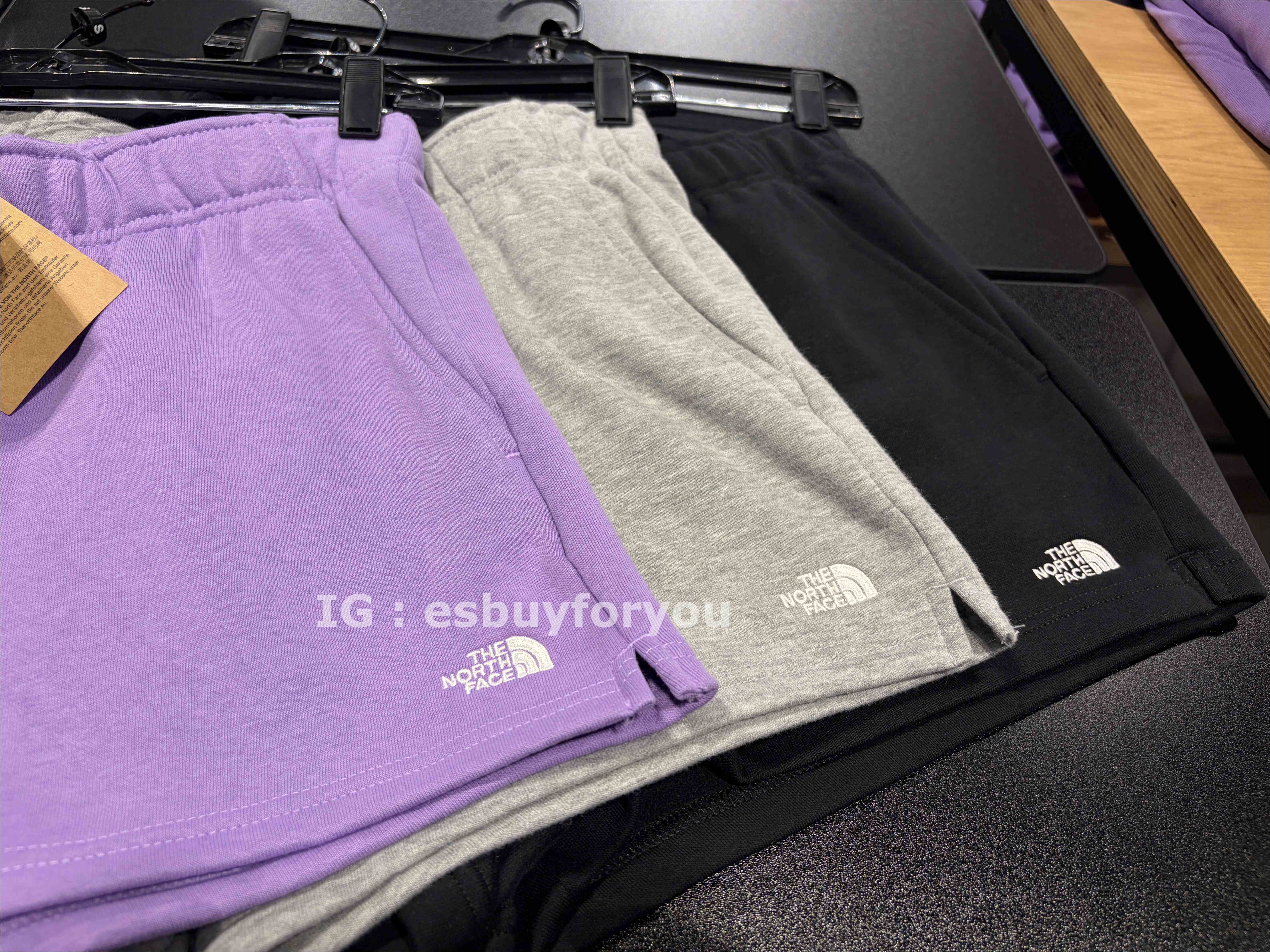 THE NORTH FACE 女大人 經典刺繡小標 棉短褲 (3色)