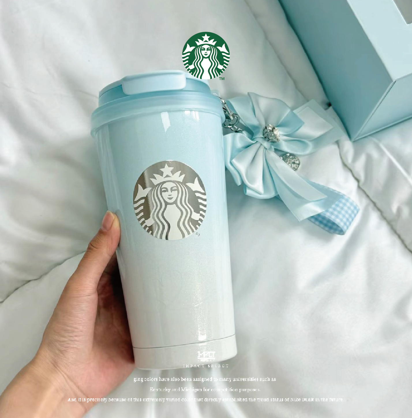 Starbucks 星巴克 星動告白 海鹽奶蓋 漸層 蝴蝶結 保溫杯禮盒 500ml