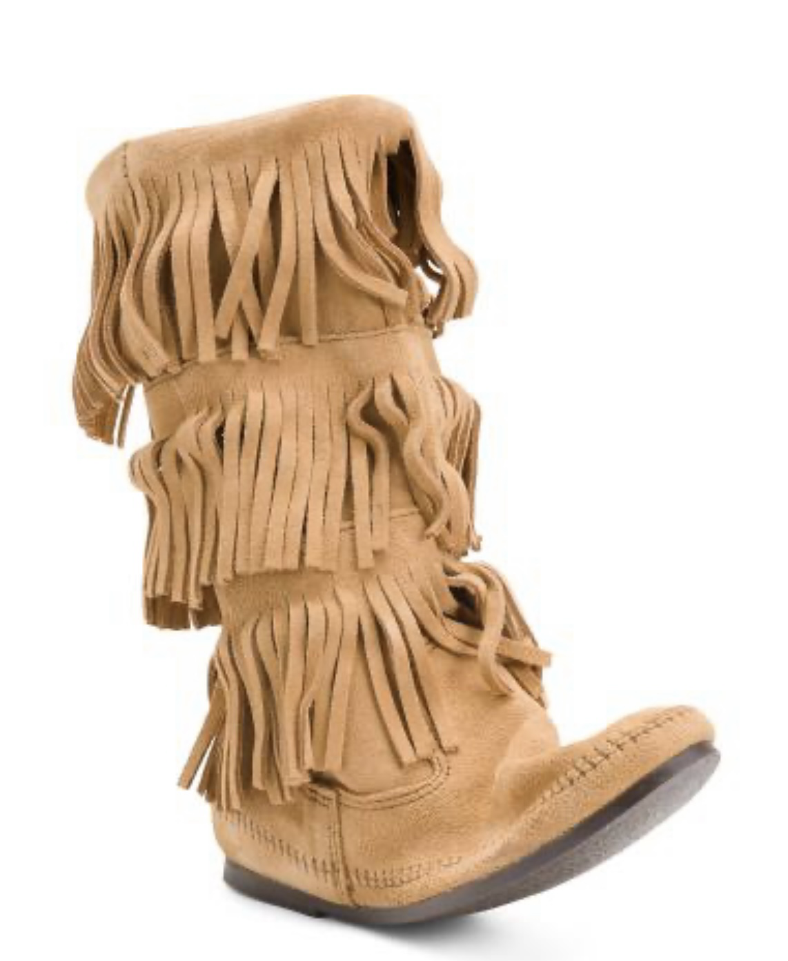 【預購】 MINNETONKA H0510800 真皮高筒流蘇靴