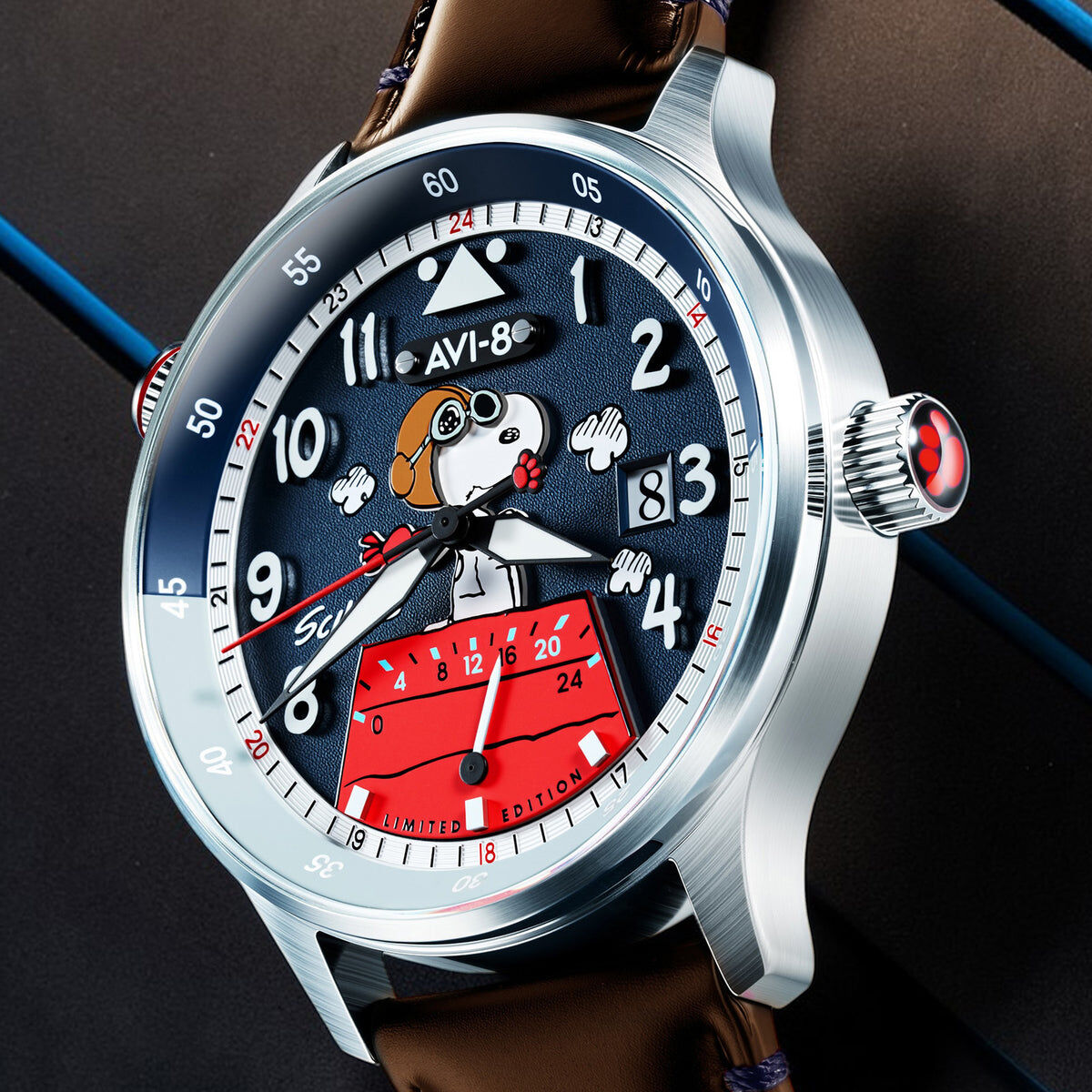 AVI-8 Hawker Hurricane McKellar Dual Time Peanuts Snoopy Flying Ace Limited Edition AV-4151-04