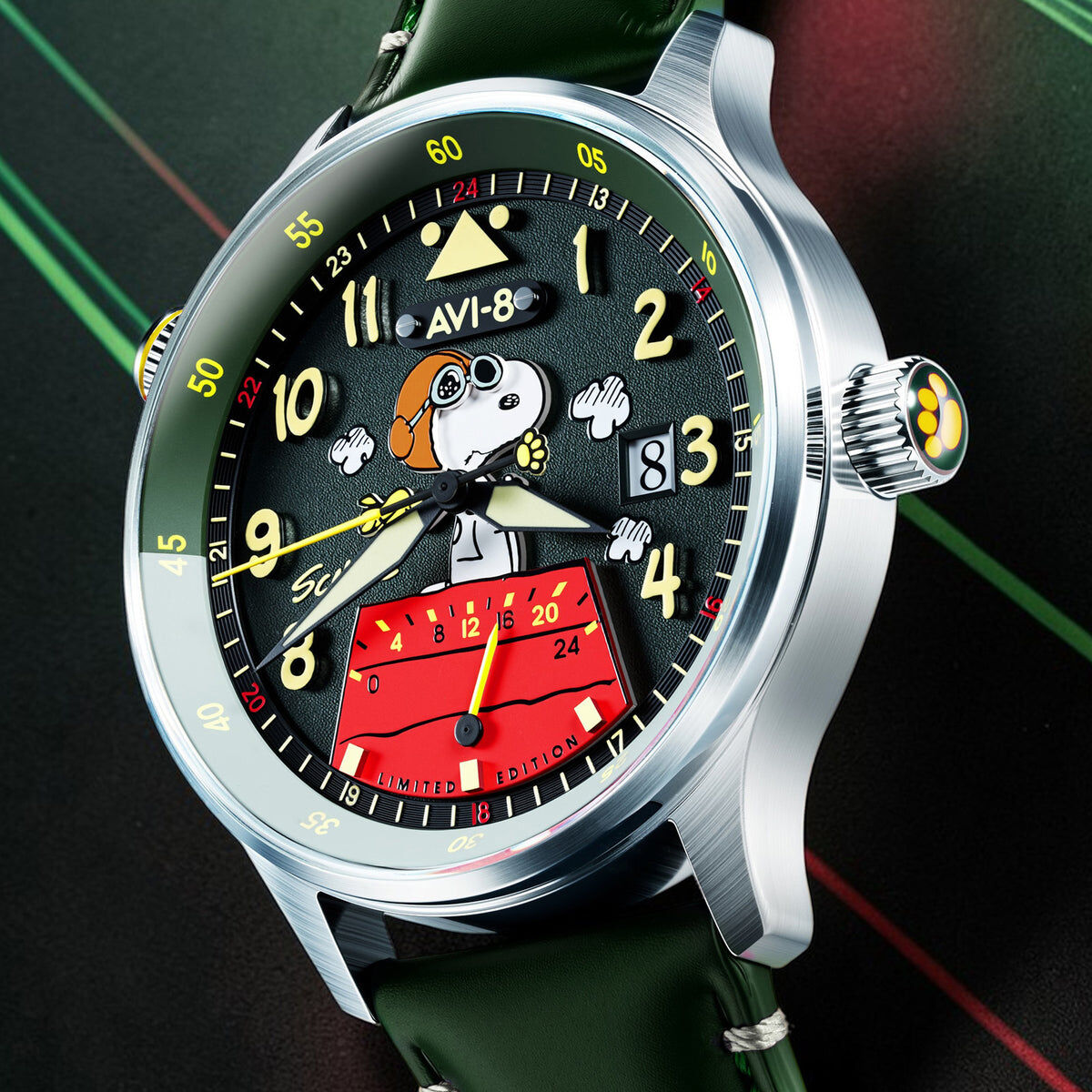AVI-8 Hawker Hurricane McKellar Dual Time Peanuts Snoopy Flying Ace Limited Edition AV-4151-05