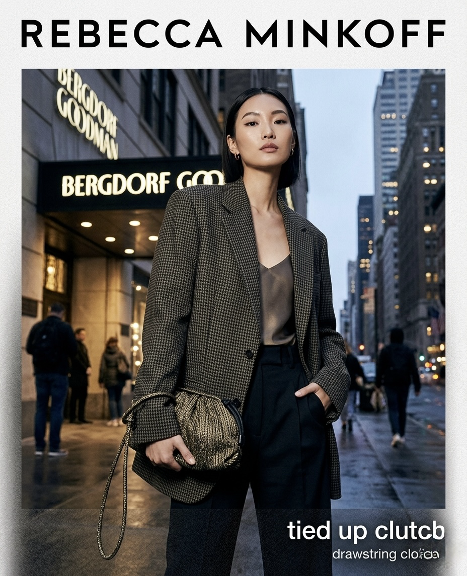 【預購】 REBECCA MINKOFF H0510801 索繩水桶袋