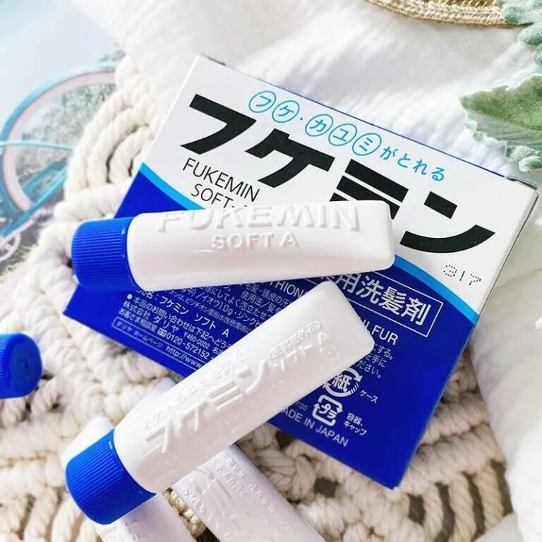 【日本 FUKEMIN】去頭皮止痕藥用洗髮養髮劑10g x 5入/盒