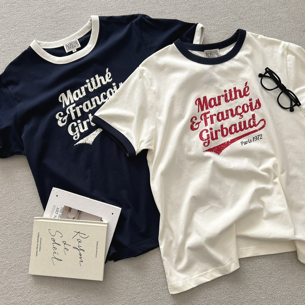 （現貨）韓牌 MARITHE MFG 美式塗鴉logo 1972 滾邊 短T MFG46UTS220