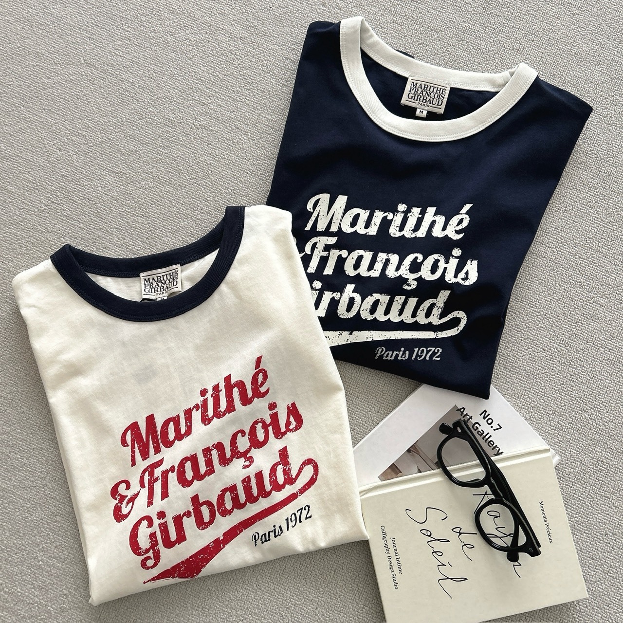（現貨）韓牌 MARITHE MFG 美式塗鴉logo 1972 滾邊 短T MFG46UTS220