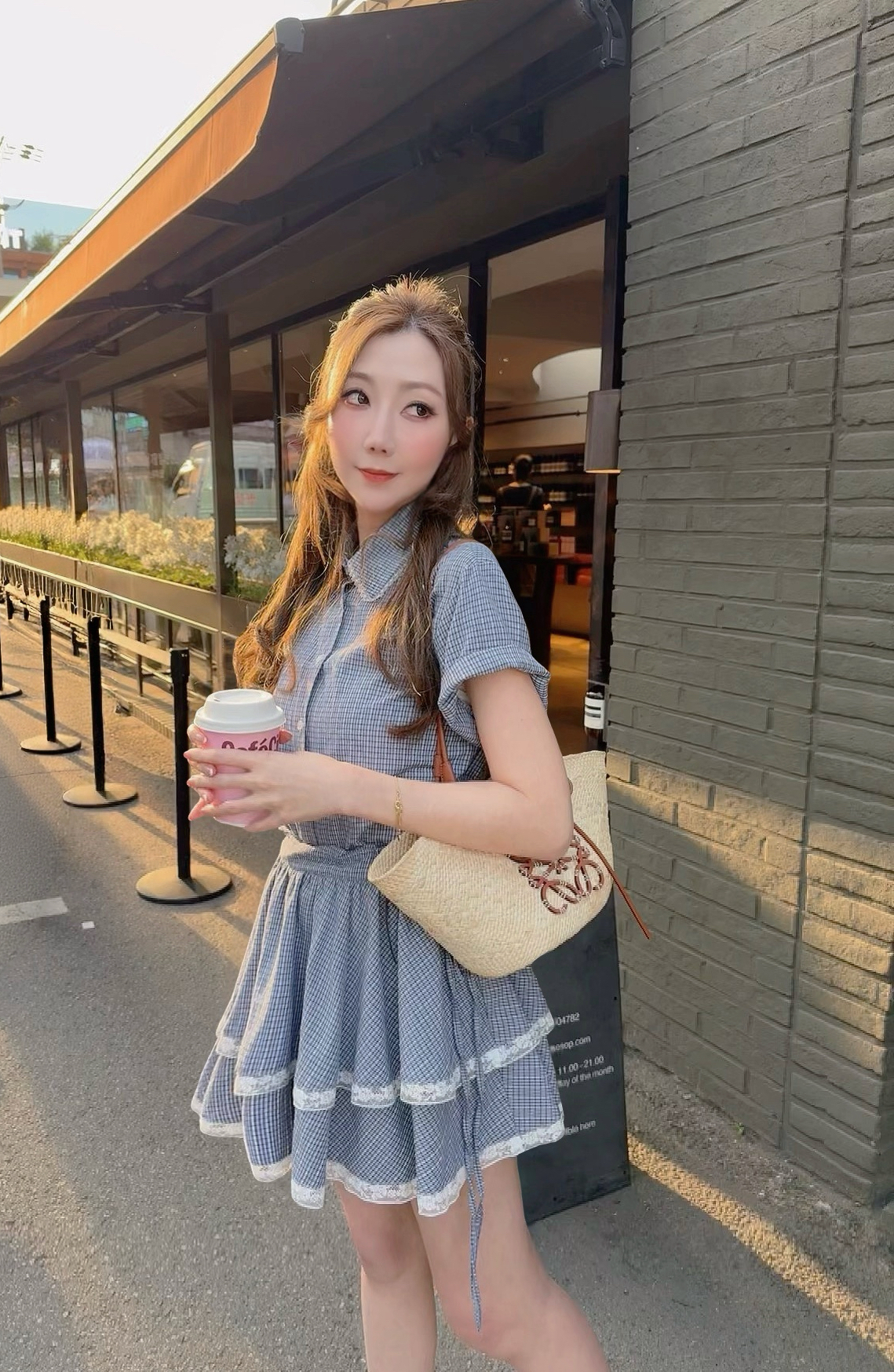 *BJ2 MADE SERIES* Colette Lace Gingham Dress 260510