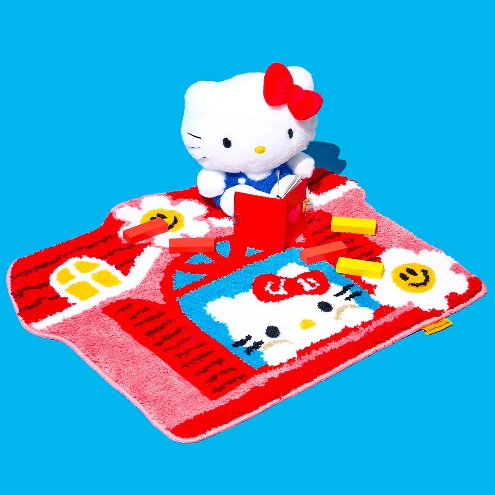 WIGGLE WIGGLE & HELLO KITTY Floor Mat