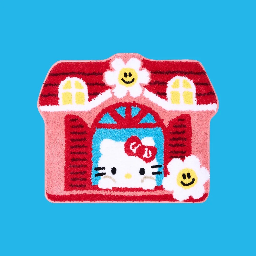 WIGGLE WIGGLE & HELLO KITTY Floor Mat