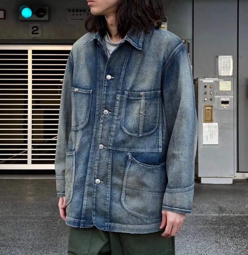 RE-STOCK: A.PRESSE VINTAGE COVERALL JACKET (25SAP-01-22K) - PRE ORDER ITEM (預訂中)