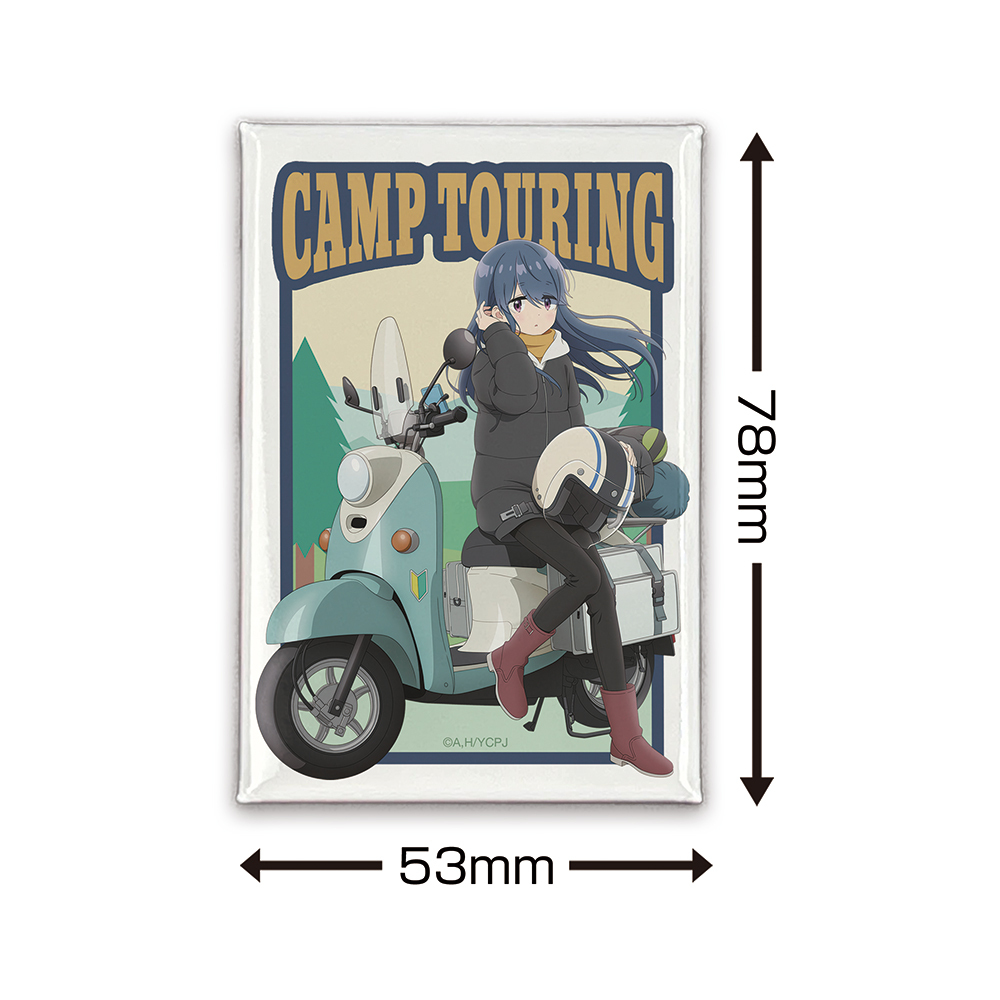 描き下ろし 志摩ﾘﾝ ｽｸｴｱ缶ﾊﾞｯｼﾞ ﾊﾞｲｸでひといきVer. COSPA 052526