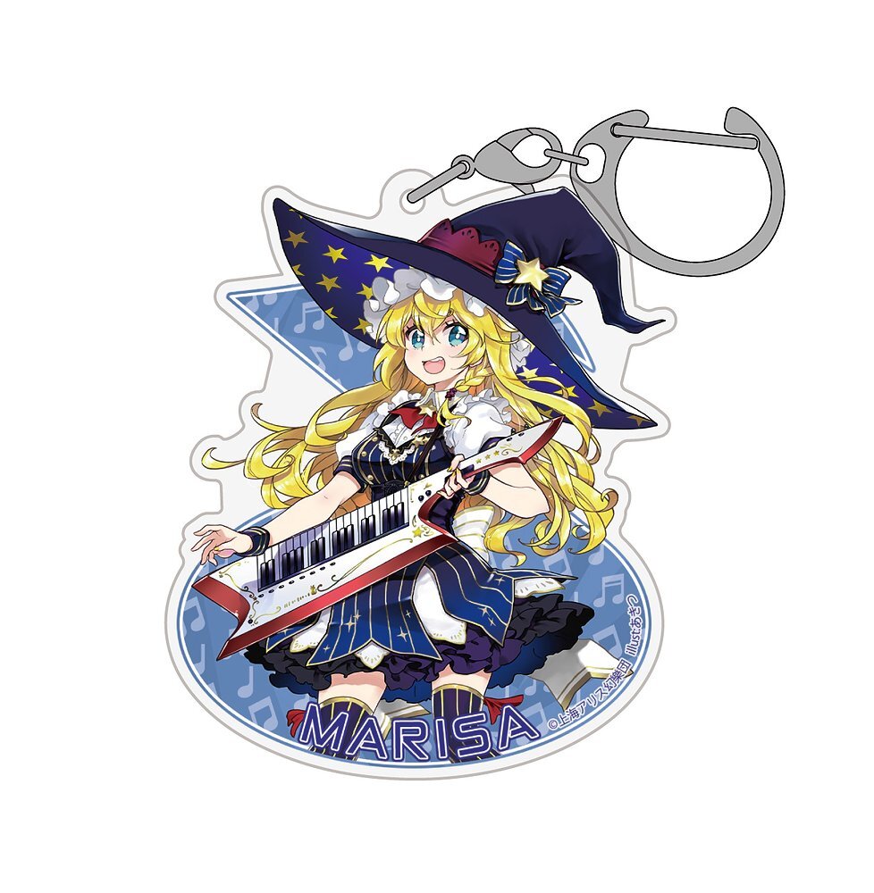 霧雨魔理沙 ｱｸﾘﾙﾏﾙﾁｷｰﾎﾙﾀﾞｰ LIVEｽﾃｰｼﾞVer.illust:あきつ COSPA 052526