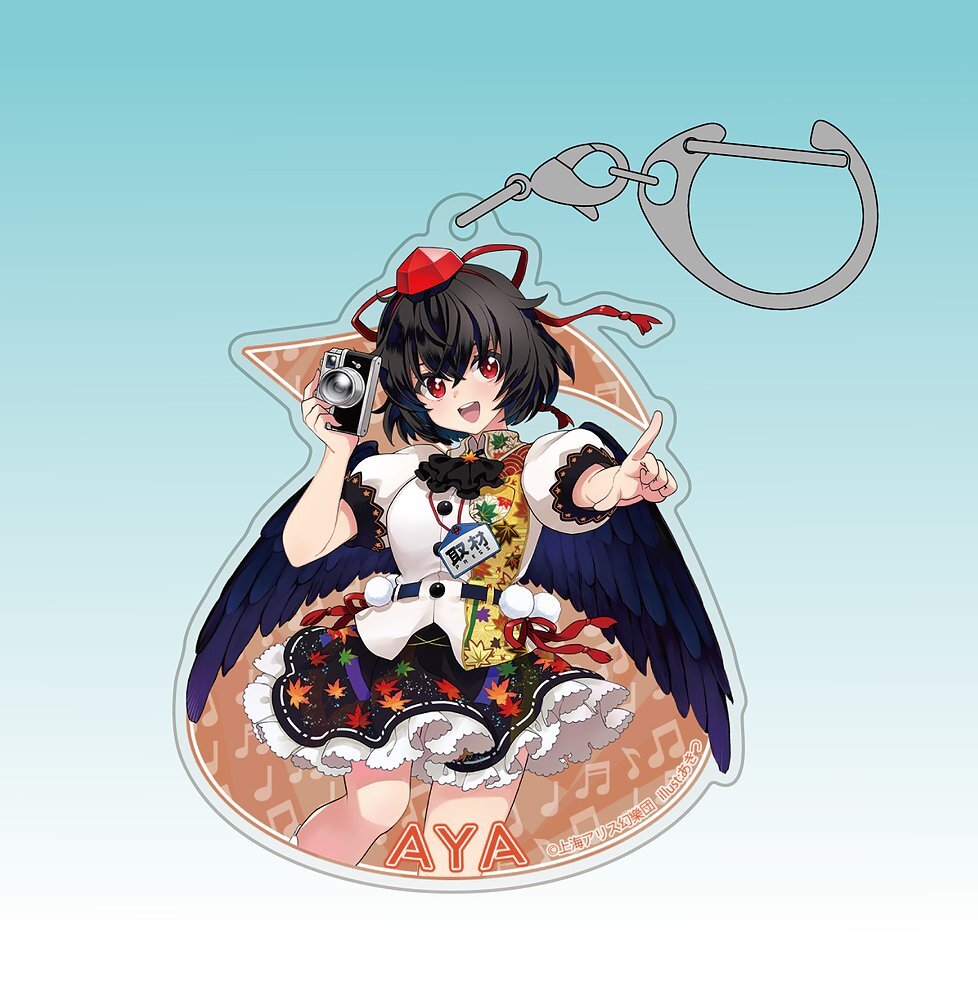 射命丸文 ｱｸﾘﾙﾏﾙﾁｷｰﾎﾙﾀﾞｰ LIVEｽﾃｰｼﾞVer.illust:あきつ COSPA 052526