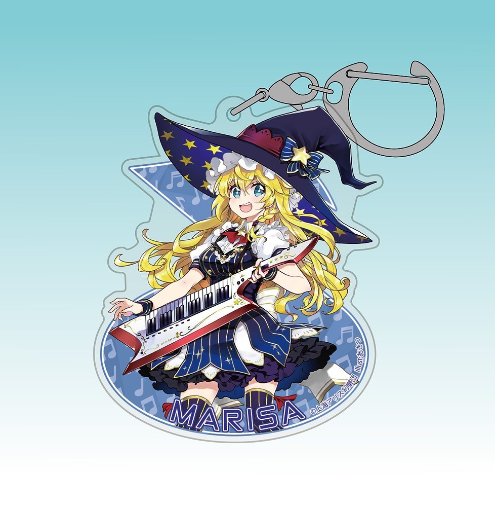 霧雨魔理沙 ｱｸﾘﾙﾏﾙﾁｷｰﾎﾙﾀﾞｰ LIVEｽﾃｰｼﾞVer.illust:あきつ COSPA 052526