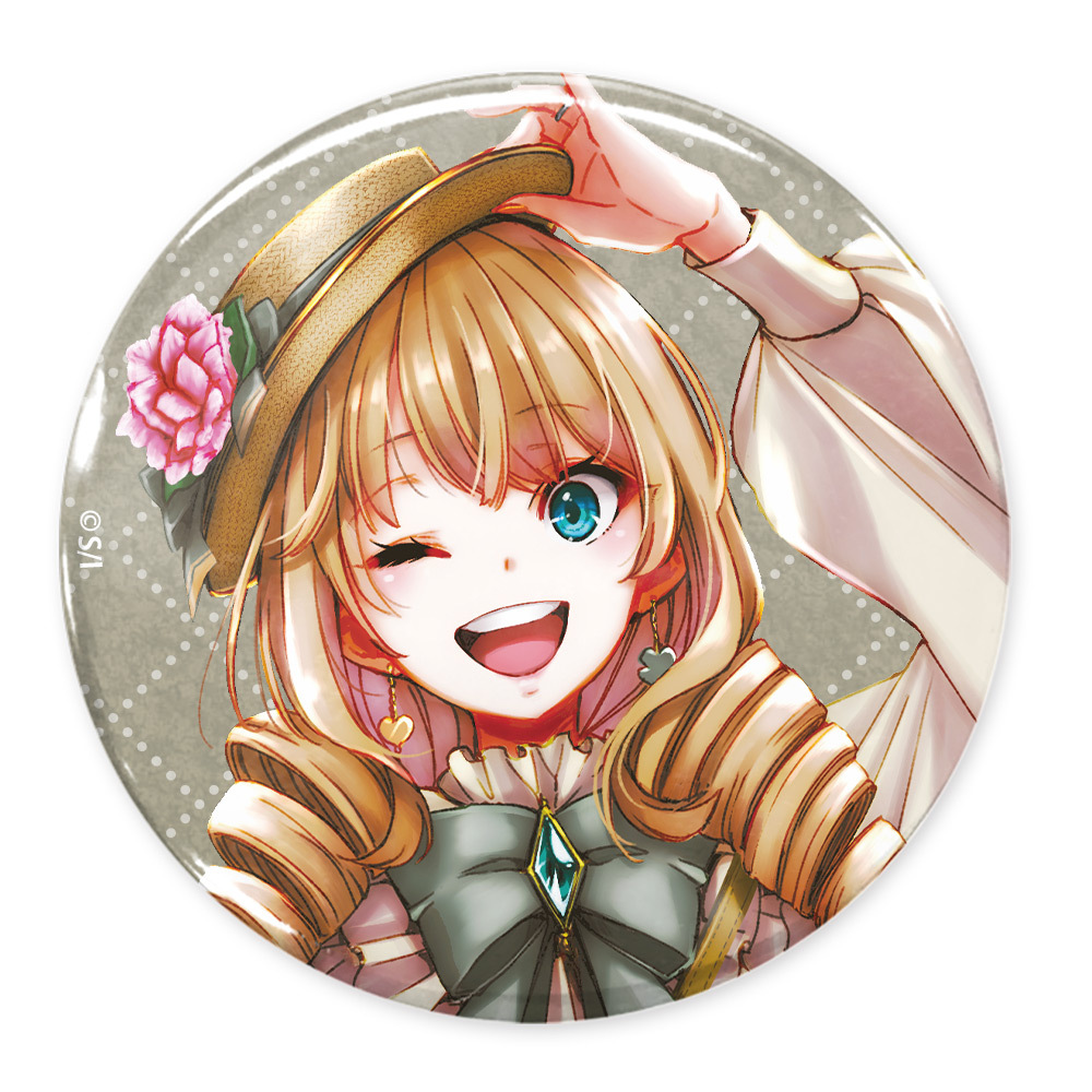 描き下ろし藍原柚子65mm缶ﾊﾞｯｼﾞｱﾌﾀﾇｰﾝﾃｨｰVer. COSPA 052526