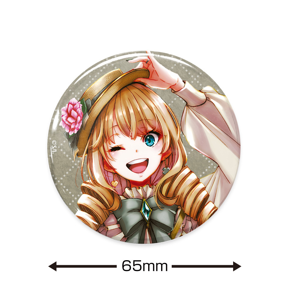 描き下ろし藍原柚子65mm缶ﾊﾞｯｼﾞｱﾌﾀﾇｰﾝﾃｨｰVer. COSPA 052526