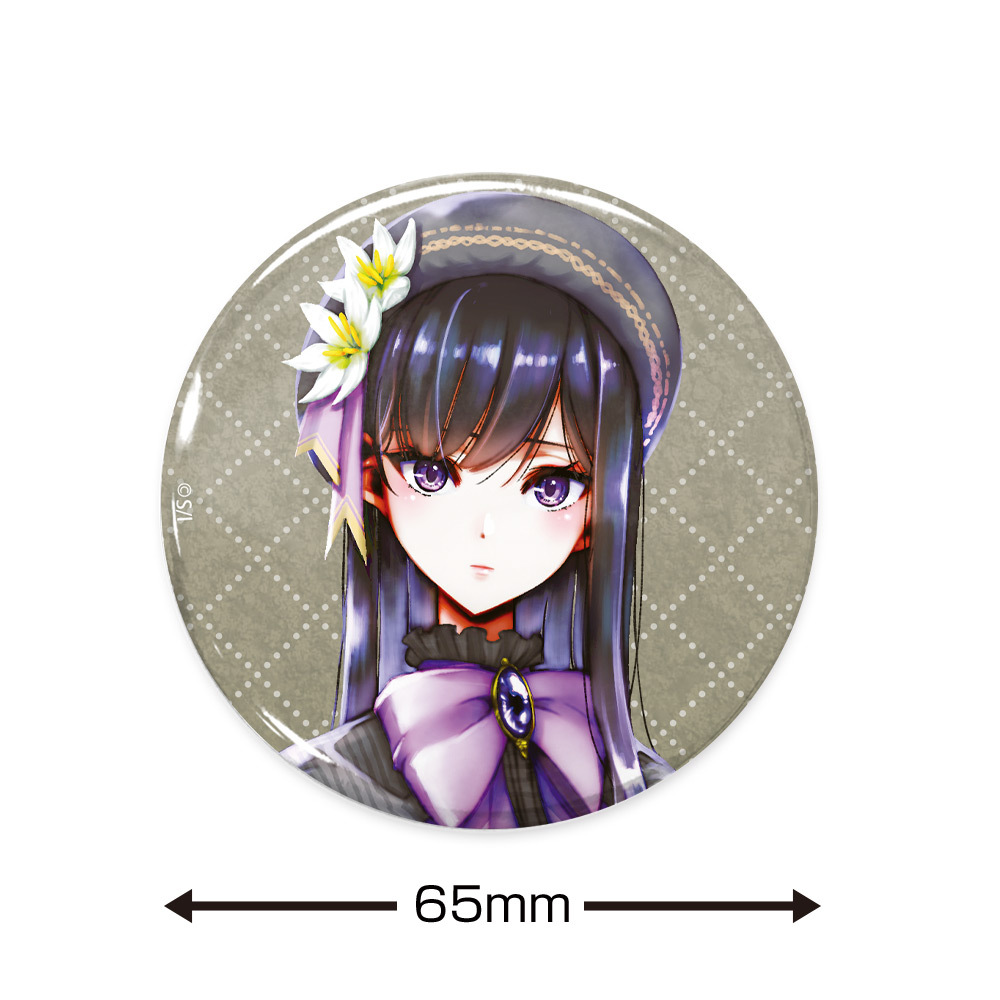 描き下ろし藍原芽衣65mm缶ﾊﾞｯｼﾞｱﾌﾀﾇｰﾝﾃｨｰVer. COSPA 052526