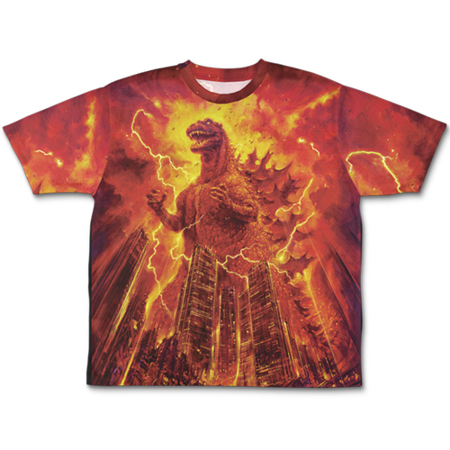 ｺﾞｼﾞﾗ'84両面ﾌﾙｸﾞﾗﾌｨｯｸTｼｬﾂ COSPA 052526