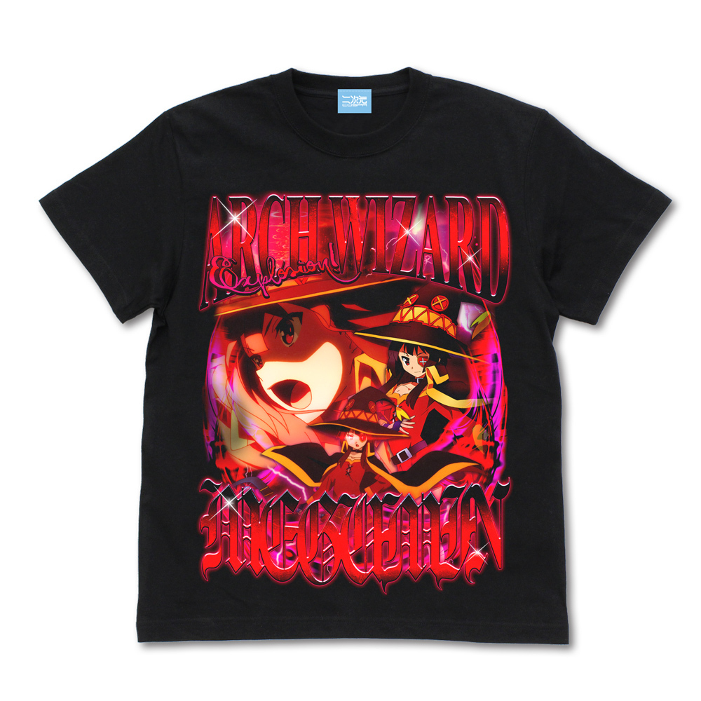 めぐみんﾌﾙｶﾗｰTｼｬﾂ/BLACK COSPA 052526