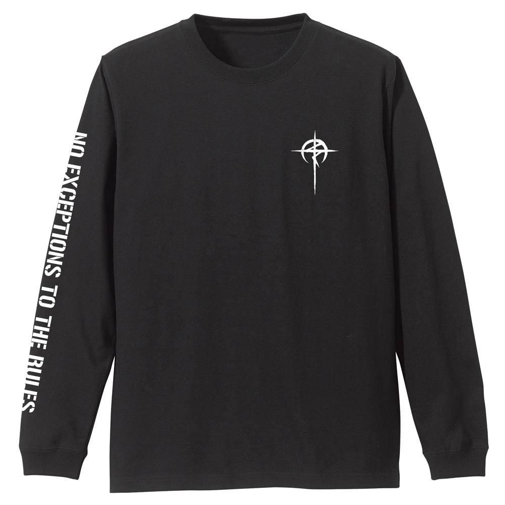 ﾏﾌﾃｨｰ袖ﾘﾌﾞﾛﾝｸﾞｽﾘｰﾌﾞTｼｬﾂ/BLACK COSPA 052526