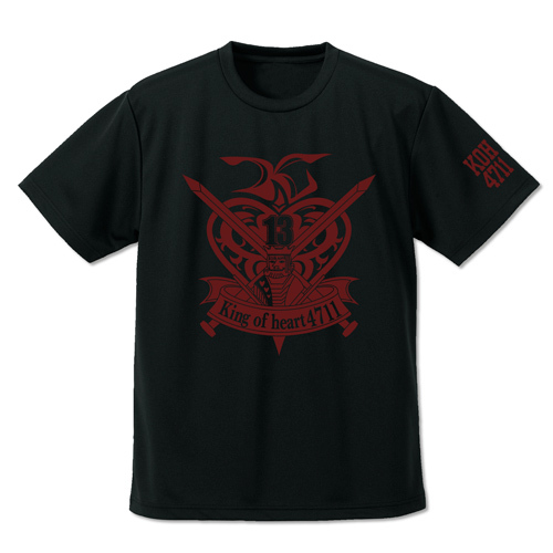 ｷﾝｸﾞｵﾌﾞﾊｰﾄﾄﾞﾗｲTｼｬﾂ/BLACK COSPA 052526