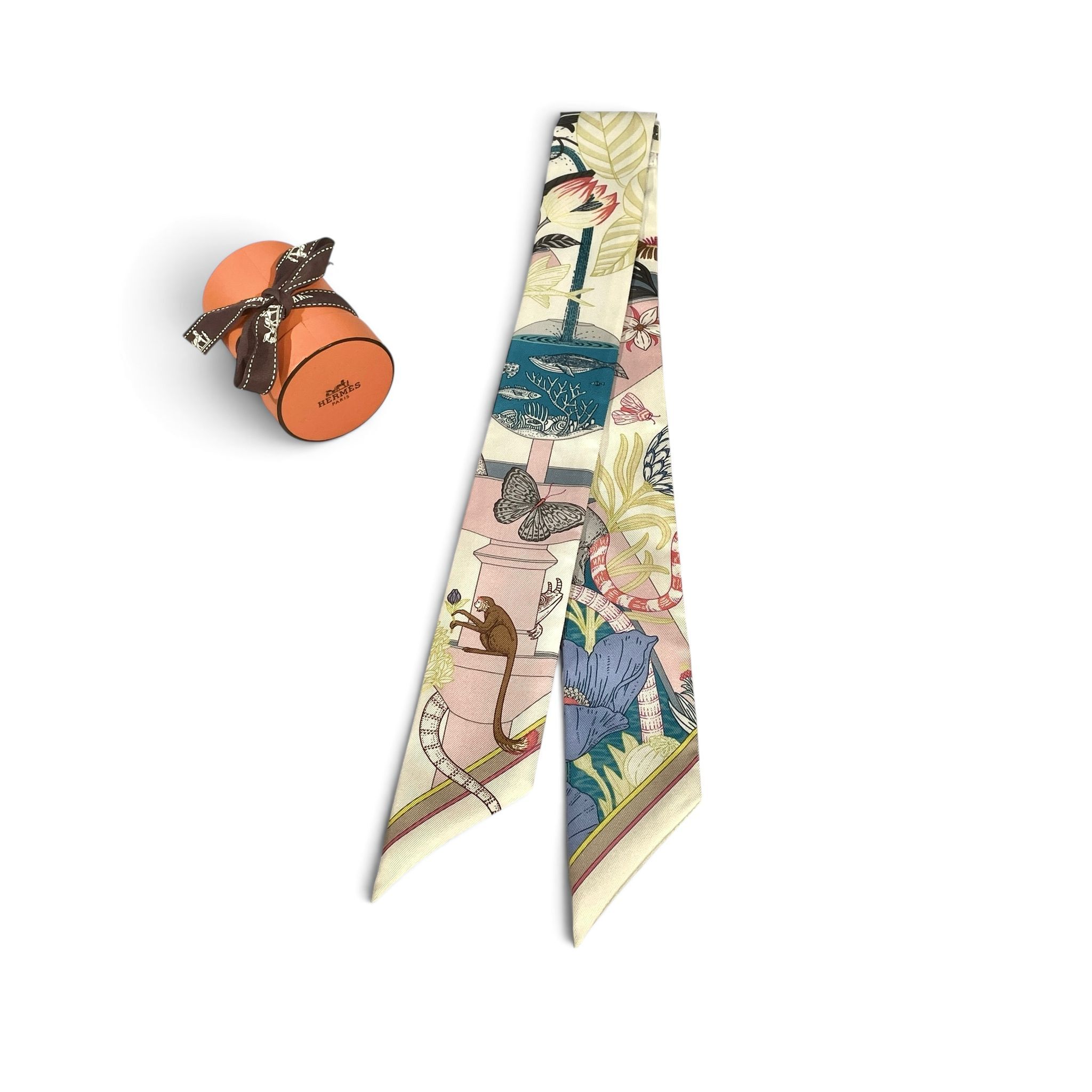 全新HERMES TWILLY 白色/米色/藍色 HTH2311 #BRAND NEW #香榭站正品