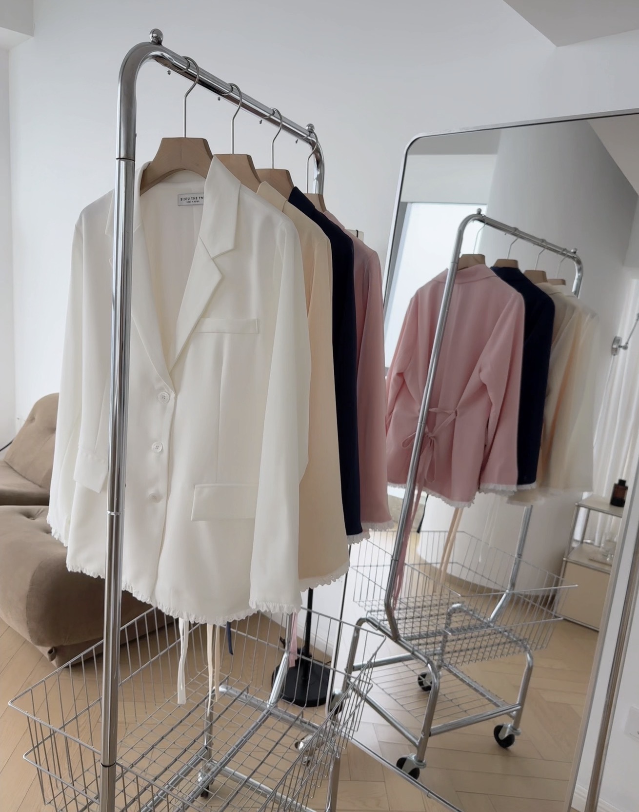 *BJ2 MADE SERIES* 冰絲🧊+天絲質 薄款～THE 90% TENCEL LACE BLAZER 260510
