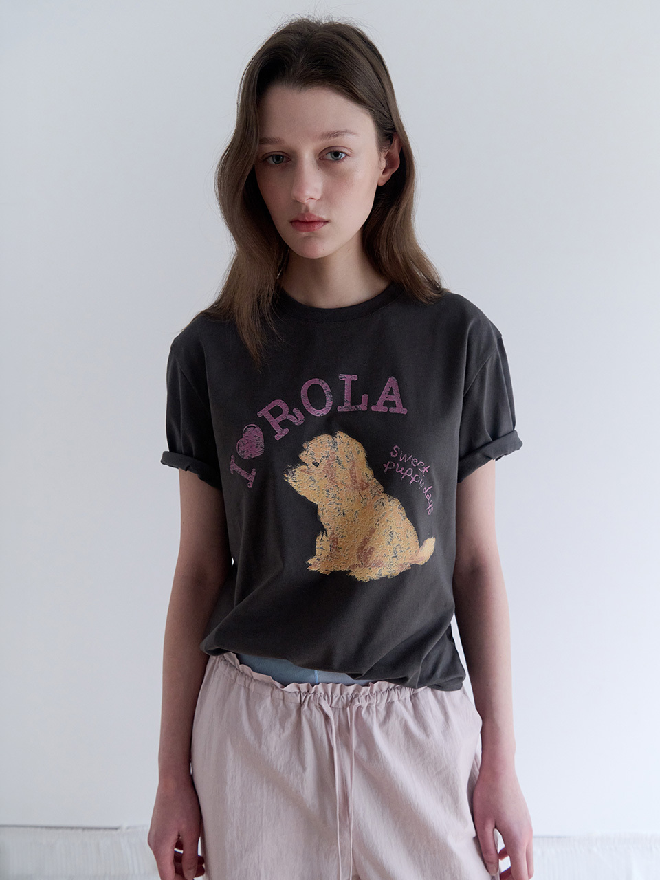 ROLAROLA I LOVE ROLA PUPPY FRIENDS T-SHIRT