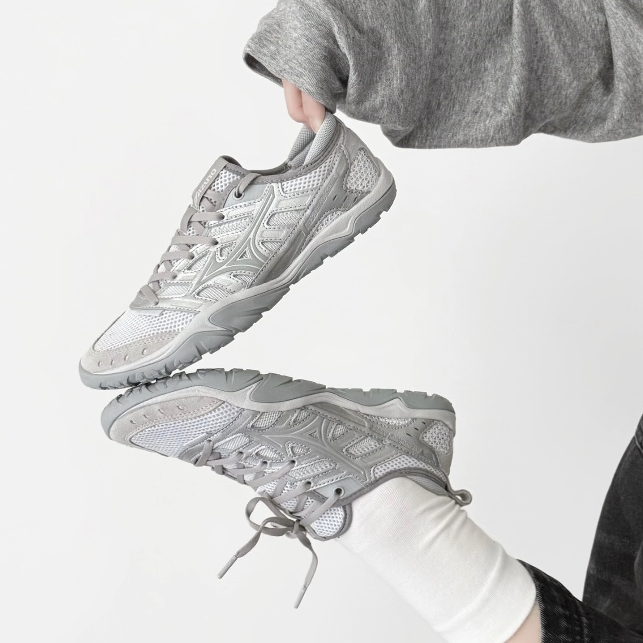 MIZUNO MTK 星際銀 淺灰銀 薄底 赤足鞋 舒適 透氣 美津濃 D1GH261903