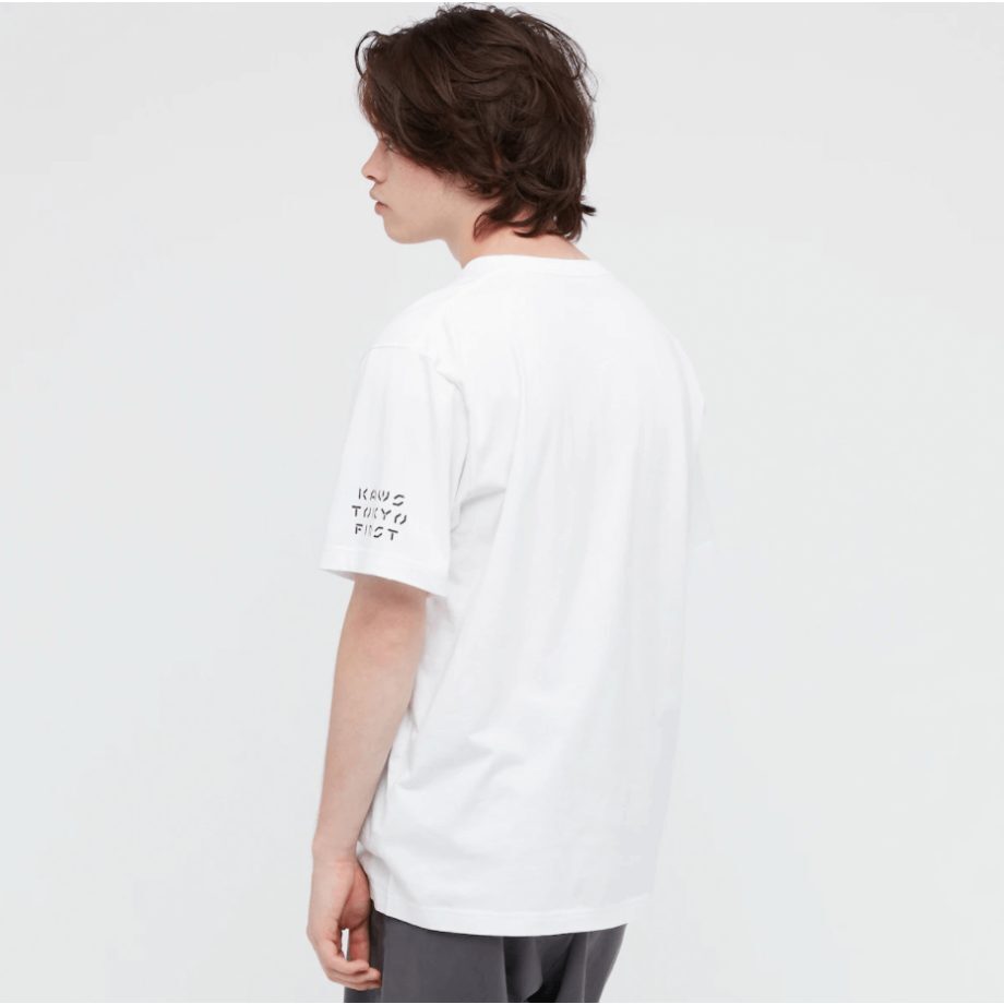 KAWS x UNIQLO 全白 印花 聯名短袖 上衣