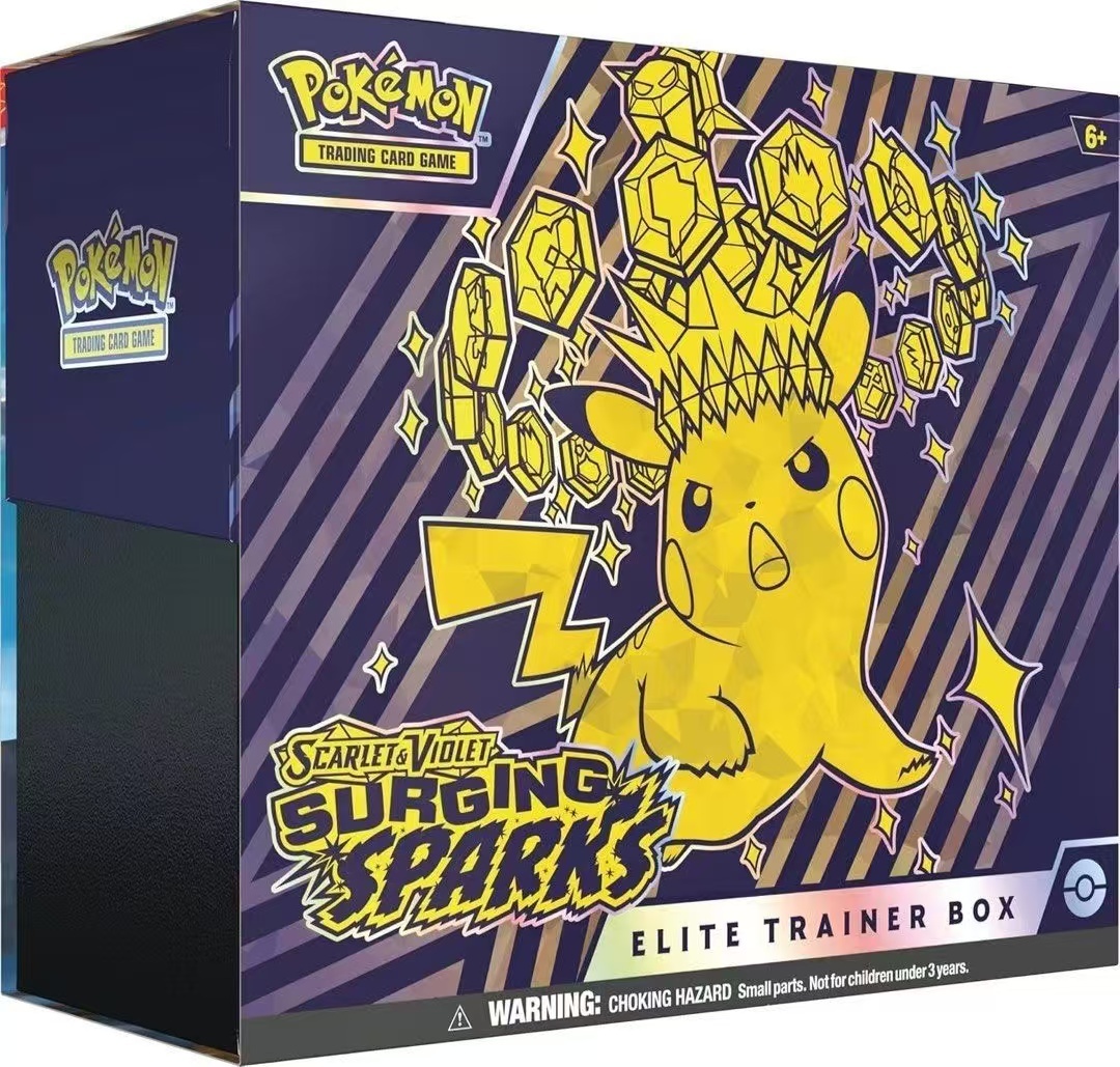 Pokemon PTCG SV8 Surging Sparks ETB Elite Trainer Box 超電突圍 太晶比卡超