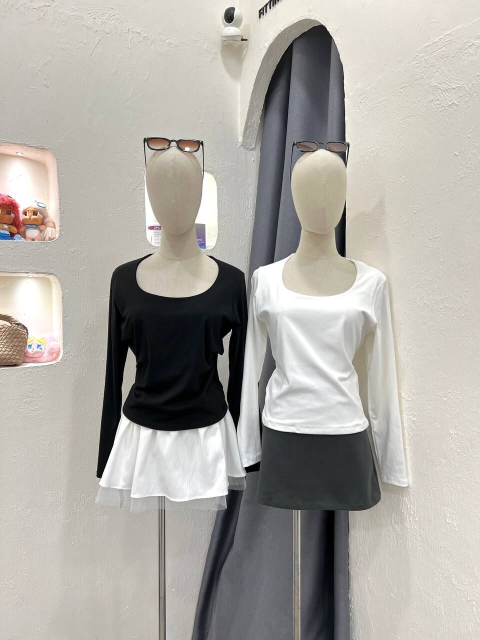 Round Neck Long sleeve Plus 007